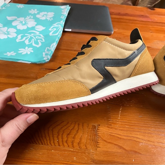 rag & bone retro running shoes in mustard black and tan EU Size 38 - Picture 11 of 15